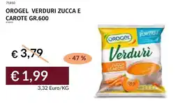 Prezzemolo e Vitale Orogel verduri zucca e carote offerta