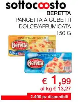 Coop Beretta Pancetta a Cubetti Dolce/Affumicata offerta