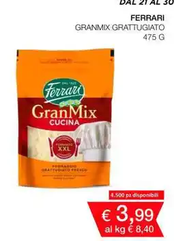 Coop FERRARI GRANMIX GRATTUGIATO offerta