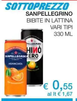 Coop SANPELLEGRINO BIBITE IN LATTINA offerta
