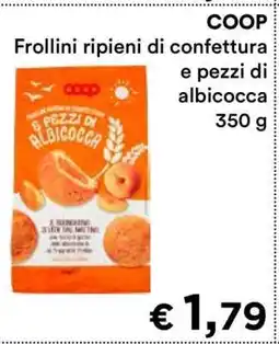 Coop COOP Frollini ripieni di confettura e pezzi di albicocca offerta