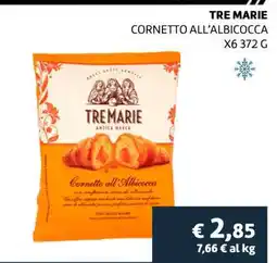 Coop TRE MARIE CORNETTO ALL'ALBICOCCA offerta
