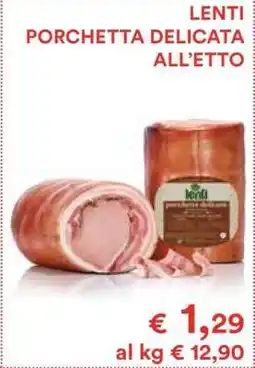 Coop Lenti Porchetta Delicata offerta