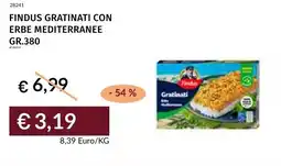 Prezzemolo e Vitale Findus gratinati con erbe mediterranee offerta