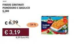 Prezzemolo e Vitale Findus gratinati pomodoro e basilico offerta