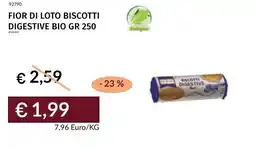 Prezzemolo e Vitale Fior di loto biscotti digestive bio offerta
