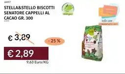 Prezzemolo e Vitale Stella&stello biscotti senatore cappelli al cacao offerta