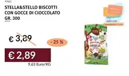Prezzemolo e Vitale Stella&stello biscotti con gocce di cioccolato offerta