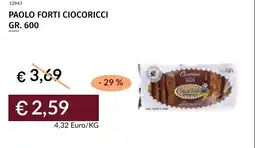 Prezzemolo e Vitale Paolo forti ciocoricci offerta