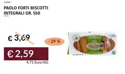 Prezzemolo e Vitale Paolo forti biscotti integrali offerta