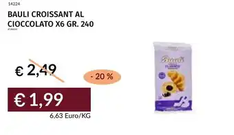 Prezzemolo e Vitale Bauli croissant al cioccolato offerta