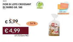 Prezzemolo e Vitale Fior di loto croissant di farro offerta