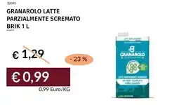 Prezzemolo e Vitale Granarolo latte parzialmente scremato brik offerta