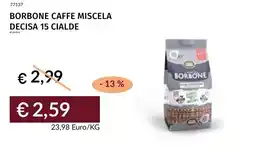 Prezzemolo e Vitale Borbone caffe miscela decisa 15 cialde offerta