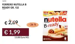Prezzemolo e Vitale Ferrero nutella b ready offerta