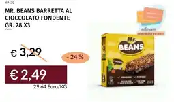 Prezzemolo e Vitale Mr. beans barretta al cioccolato fondente offerta