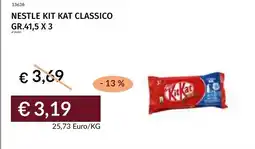 Prezzemolo e Vitale Nestle kit kat classico offerta