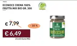 Prezzemolo e Vitale Econoce crema 100% frutta mix bio offerta