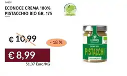 Prezzemolo e Vitale Econoce crema 100% pistacchio bio offerta