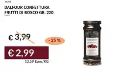 Prezzemolo e Vitale Dalfour confettura frutti di bosco offerta