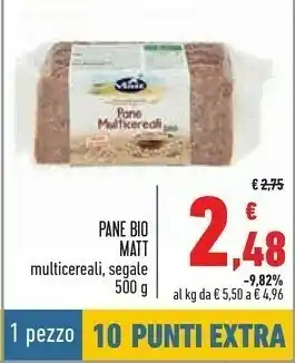 Conad Pane di segale offerta