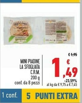 Conad Piadine offerta