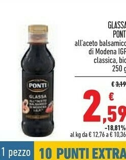 Conad Aceto balsamico offerta