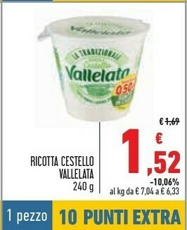 Conad Ricotta offerta