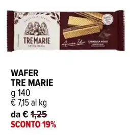 Iperal Wafer TRE MARIE offerta