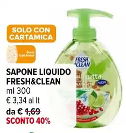 Iperal Sapone liquido FRESH&CLEAN offerta
