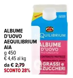 Iperal Albume d'uovo aequilibrium ΑΙΑ offerta
