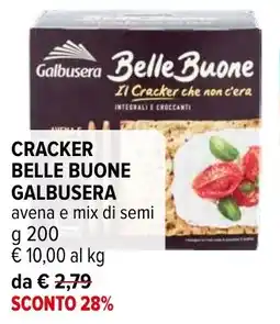 Iperal Cracker belle buone GALBUSERA offerta