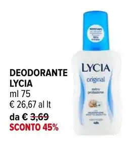 Iperal Deodorante LYCIA offerta
