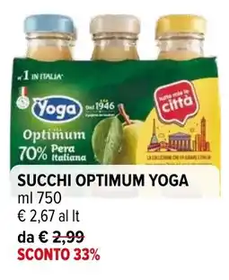 Iperal Succhi optimum YOGA offerta