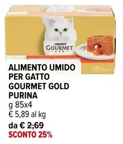 Iperal Alimento umido per gatto gourmet gold PURINA offerta