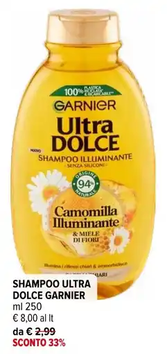 Iperal Shampoo ultra dolce GARNIER offerta