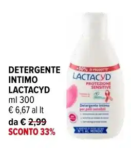 Iperal Detergente intimo LACTACYD offerta