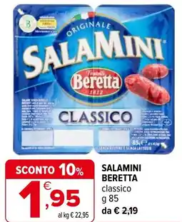 Iperal SALAMINI BERETTA classico offerta