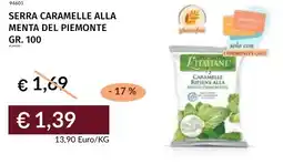 Prezzemolo e Vitale Serra caramelle alla menta del piemonte offerta