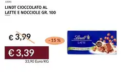 Prezzemolo e Vitale Lindt cioccolato al latte e nocciole offerta