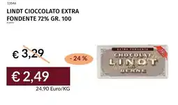 Prezzemolo e Vitale Lindt cioccolato extra fondente 72% offerta