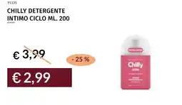Prezzemolo e Vitale Chilly detergente intimo ciclo offerta