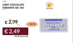 Prezzemolo e Vitale Lindt cioccolato fondente offerta