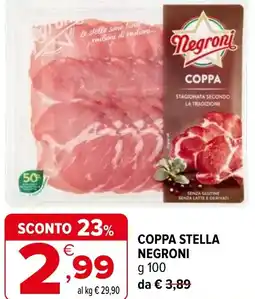 Iperal Coppa stella NEGRONI offerta