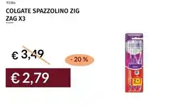 Prezzemolo e Vitale Colgate spazzolino zig zag x3 offerta