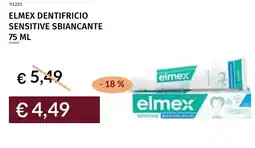 Prezzemolo e Vitale Elmex dentifricio sensitive sbiancante offerta