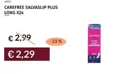 Prezzemolo e Vitale Carefree salvaslip plus long x24 offerta