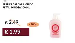Prezzemolo e Vitale Perlier sapone liquido petali di rosa offerta
