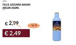 Prezzemolo e Vitale Felce azzurra bagno argan offerta