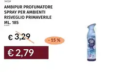 Prezzemolo e Vitale Ambipur profumatore spray per ambienti risveglio primaverile offerta